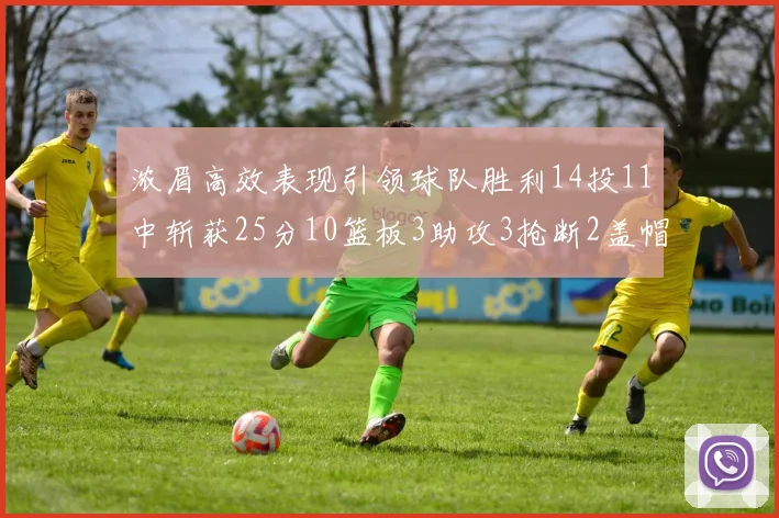 浓眉高效表现引领球队胜利14投11中斩获25分10篮板3助攻3抢断2盖帽